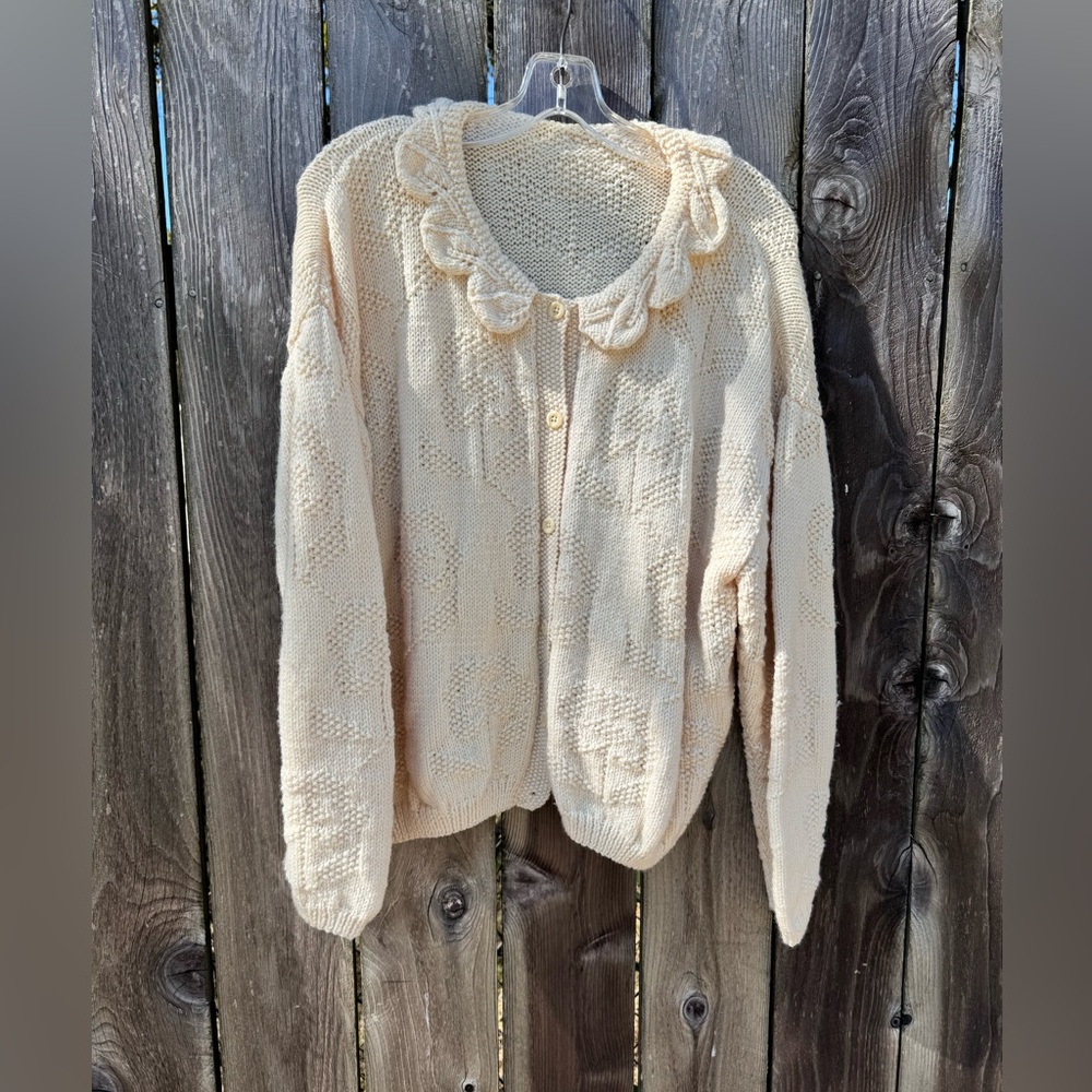 Vintage sweet textured cardigan - Picture 4 of 13